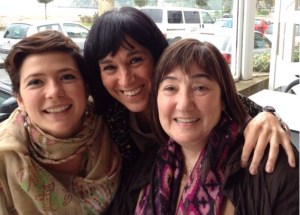 Amaia Nieva, Ana Garbizu y Mariángeles Álvarez